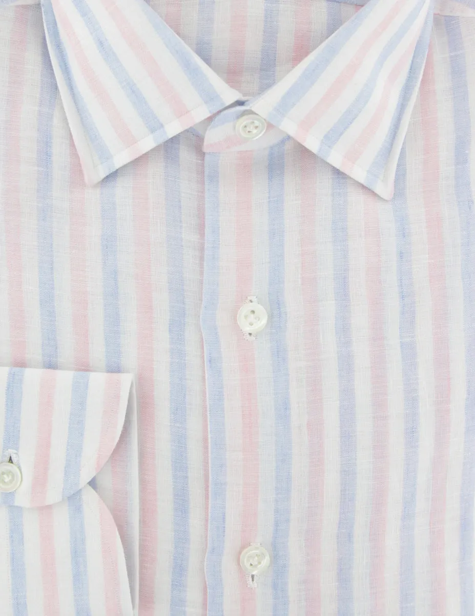 Luigi Borrelli Pink Shirt - Slim