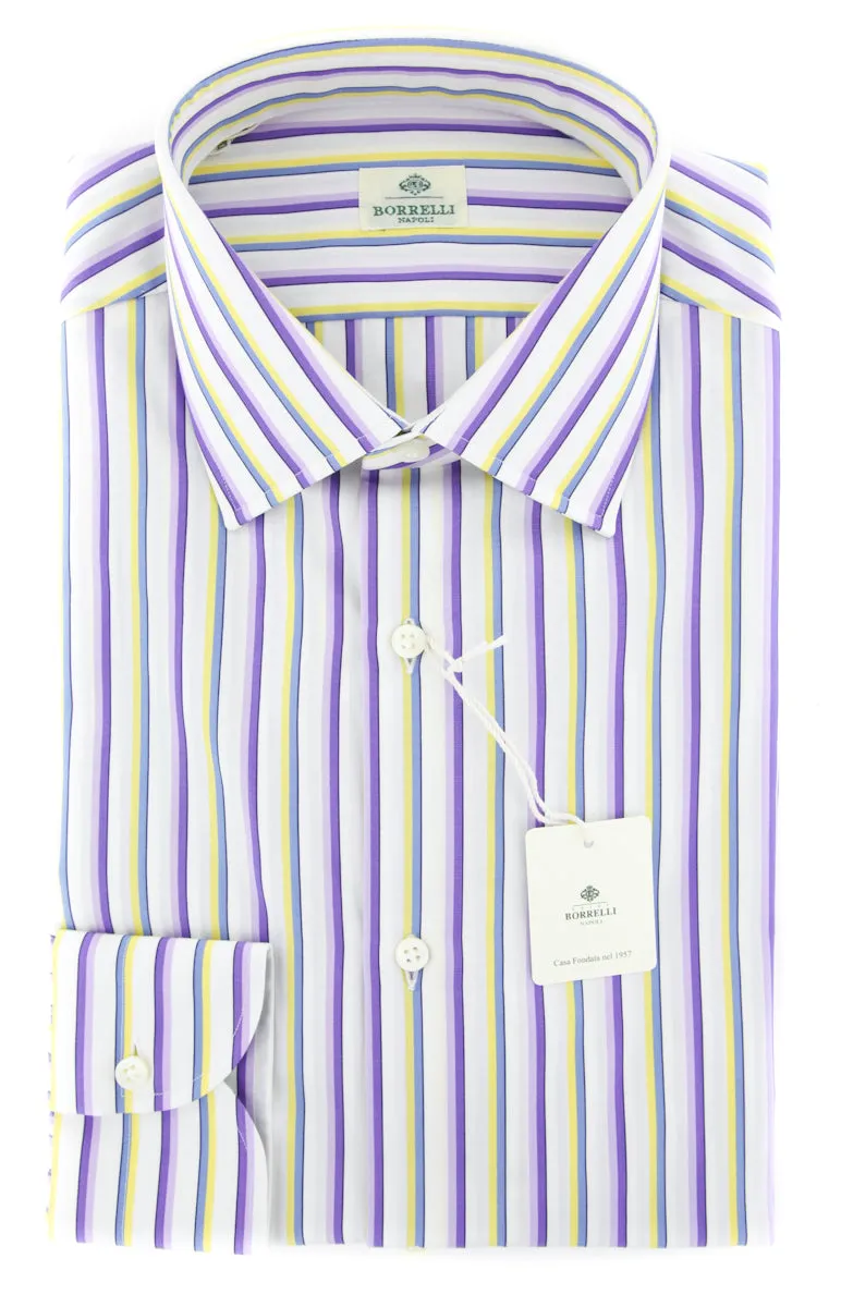 Luigi Borrelli Purple Shirt - Slim