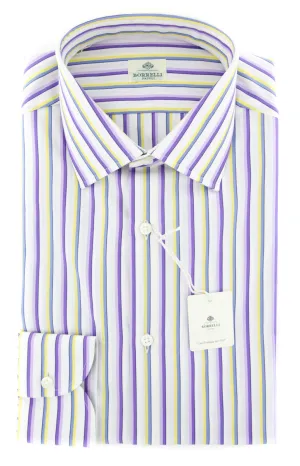 Luigi Borrelli Purple Shirt - Slim