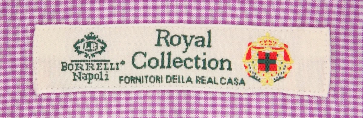 Luigi Borrelli Purple Shirt - Slim