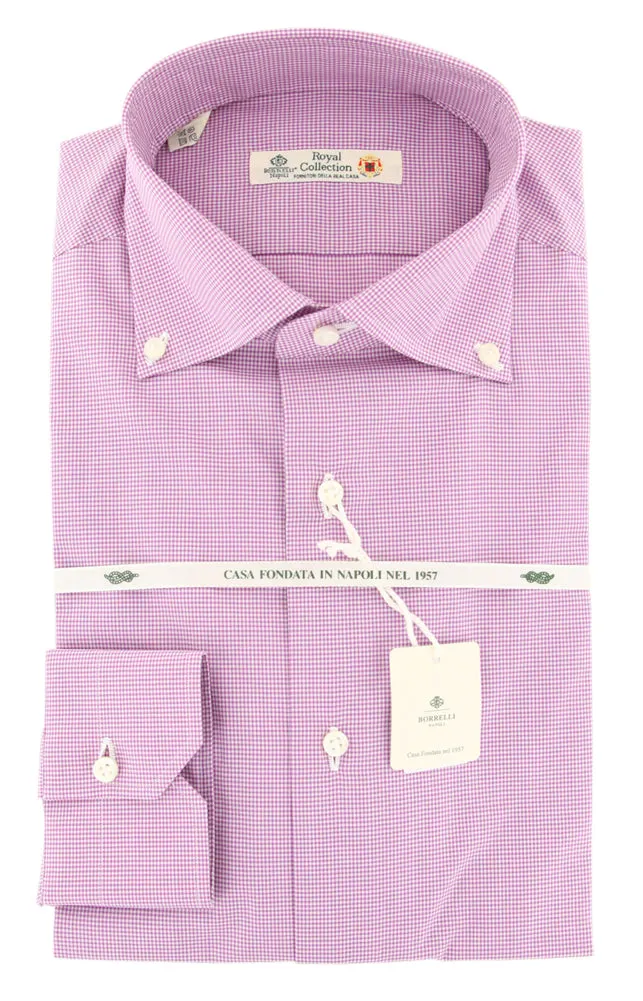 Luigi Borrelli Purple Shirt - Slim