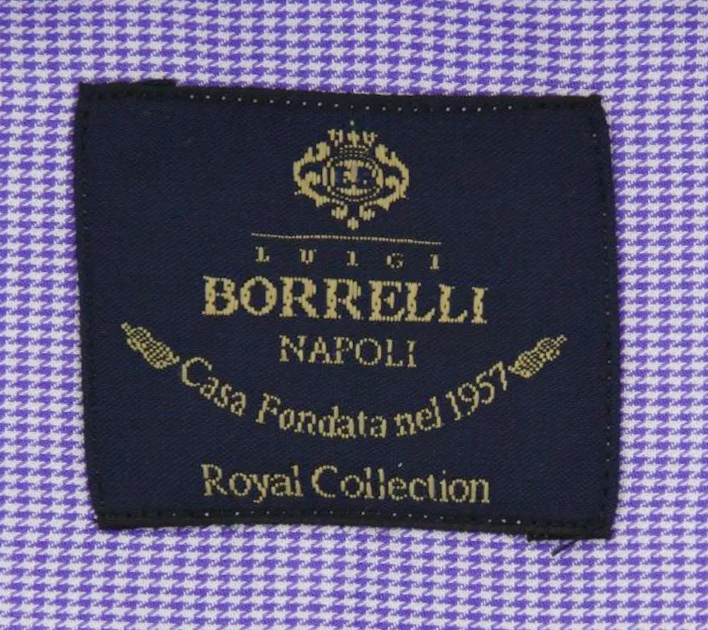 Luigi Borrelli Purple Shirt - Slim