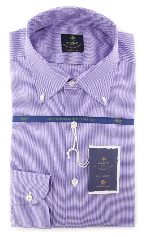 Luigi Borrelli Purple Shirt - Slim
