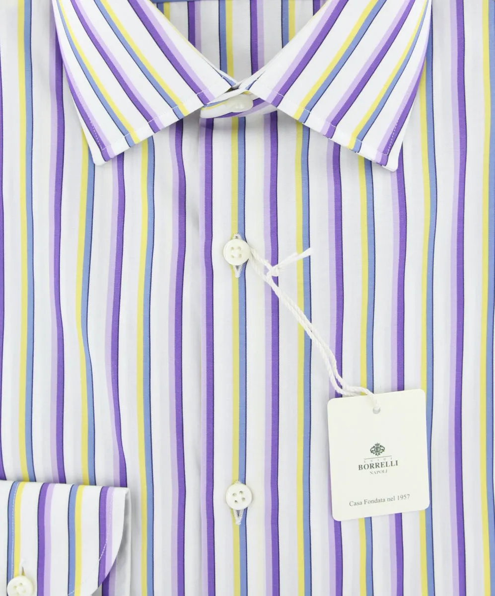 Luigi Borrelli Purple Shirt - Slim