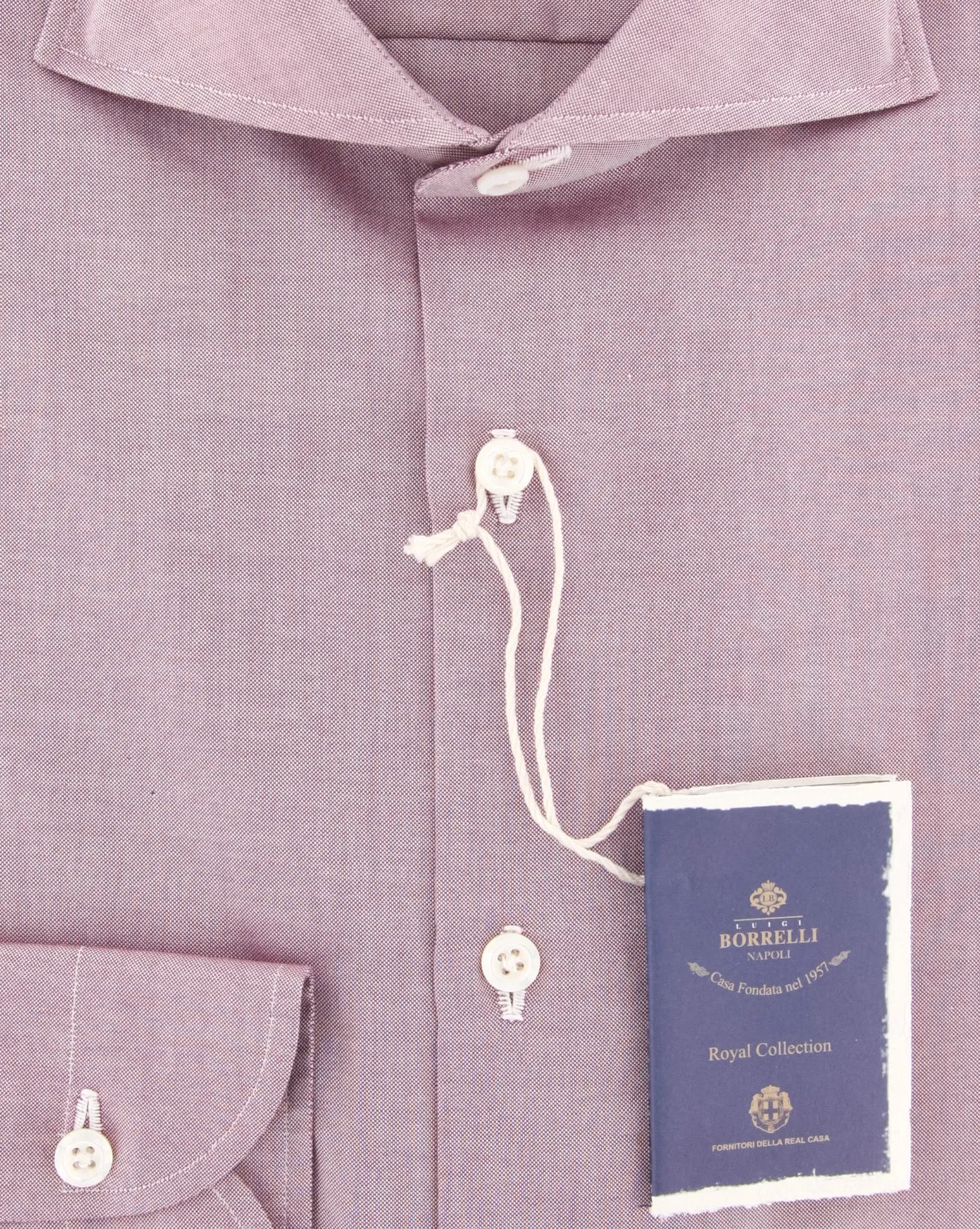 Luigi Borrelli Purple Shirt - Slim
