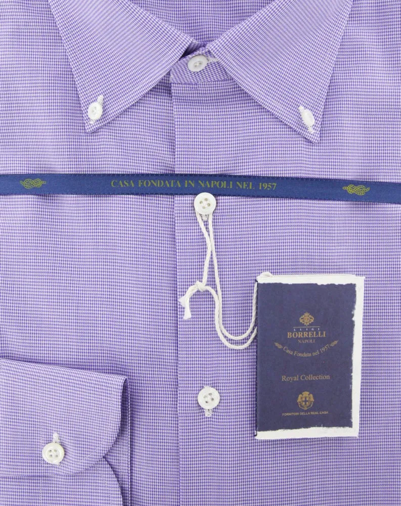 Luigi Borrelli Purple Shirt - Slim