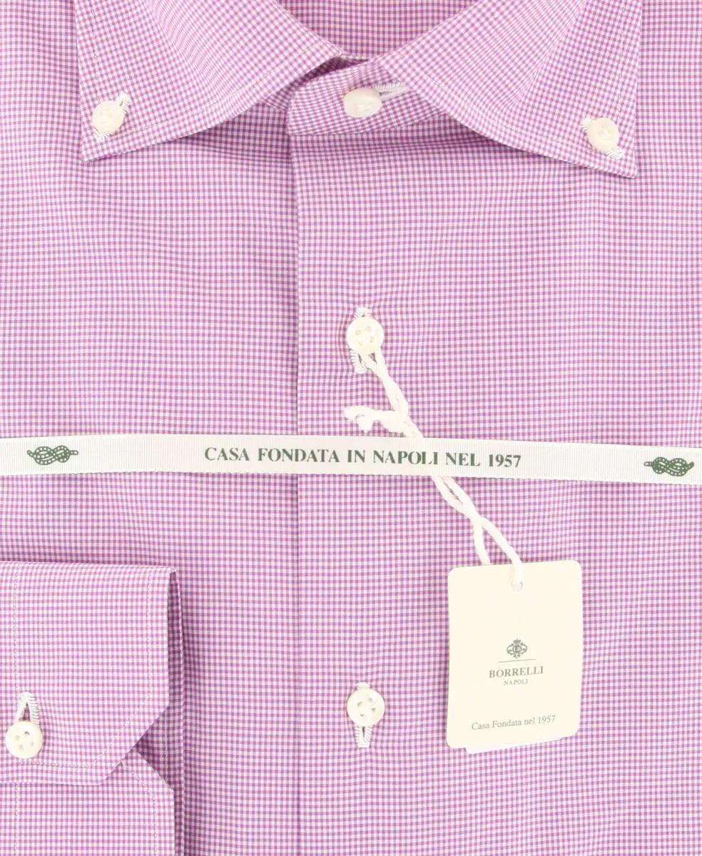 Luigi Borrelli Purple Shirt - Slim
