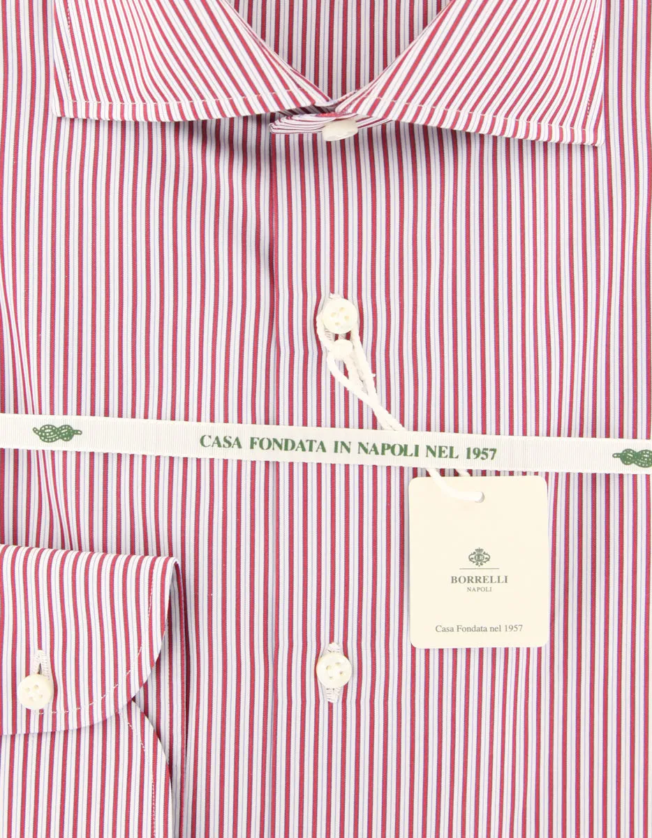 Luigi Borrelli Red Shirt - Slim