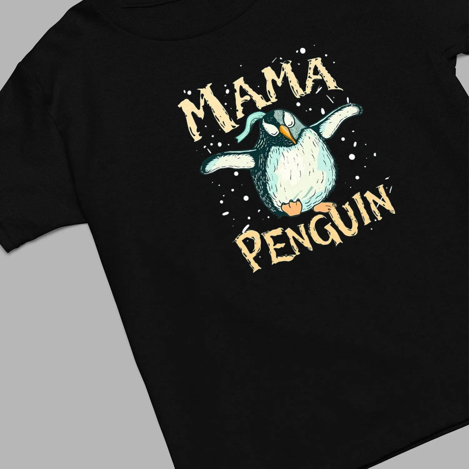 Mama Penguin Shirt, Penguin Lover Shirt, Cute Penguin T-Shirt For Women, Penguin Lovers Shirt, Mama And Baby Penguins Tee, Mother's Day Gift