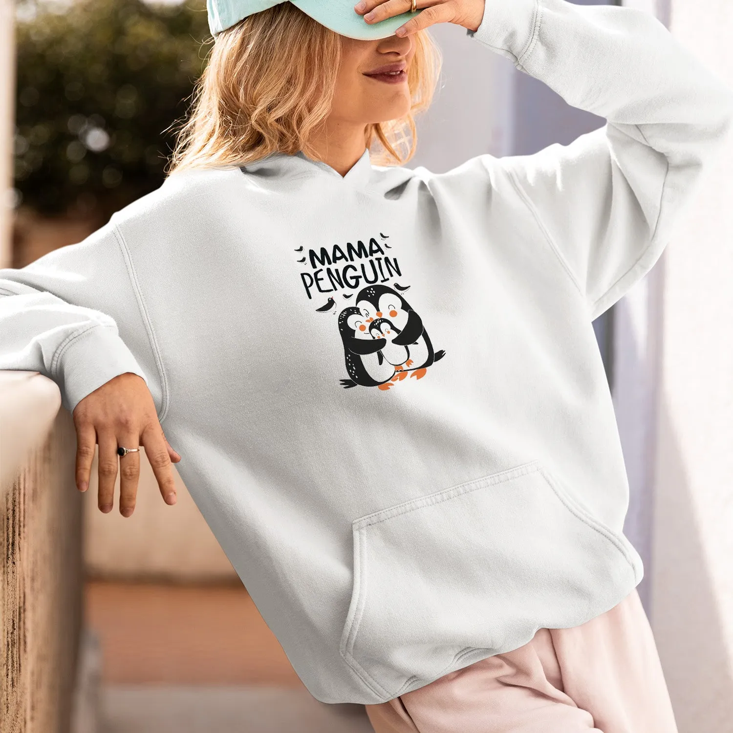 Mama Penguin Shirt, Penguin Lover Shirt, Cute Penguin T-Shirt For Women, Penguin Lovers Shirt, Mama And Baby Penguins Tee, Mother's Day Gift