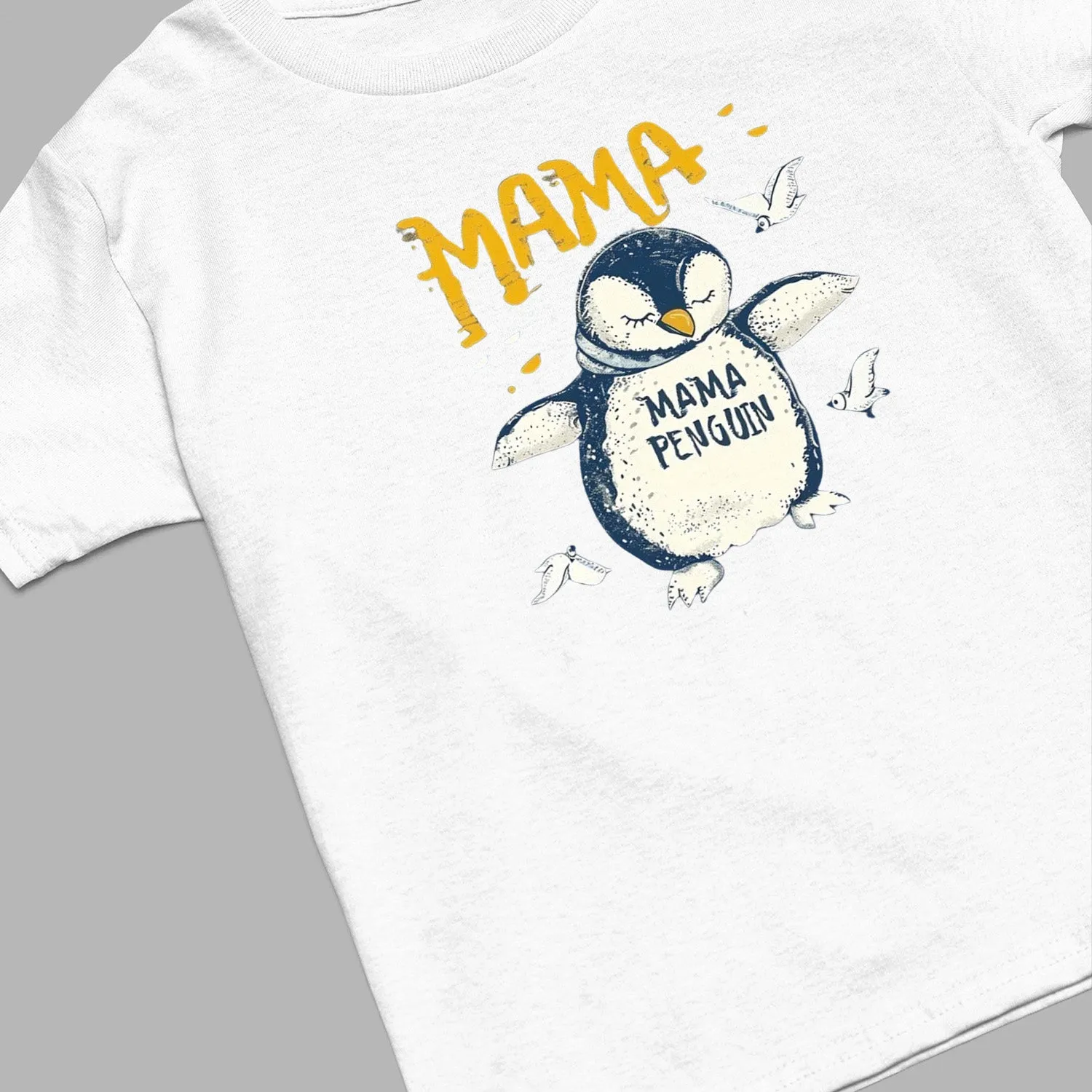 Mama Penguin Shirt, Penguin Lover Shirt, Cute Penguin T-Shirt For Women, Penguin Lovers Shirt, Mama And Baby Penguins Tee, Mother's Day Gift