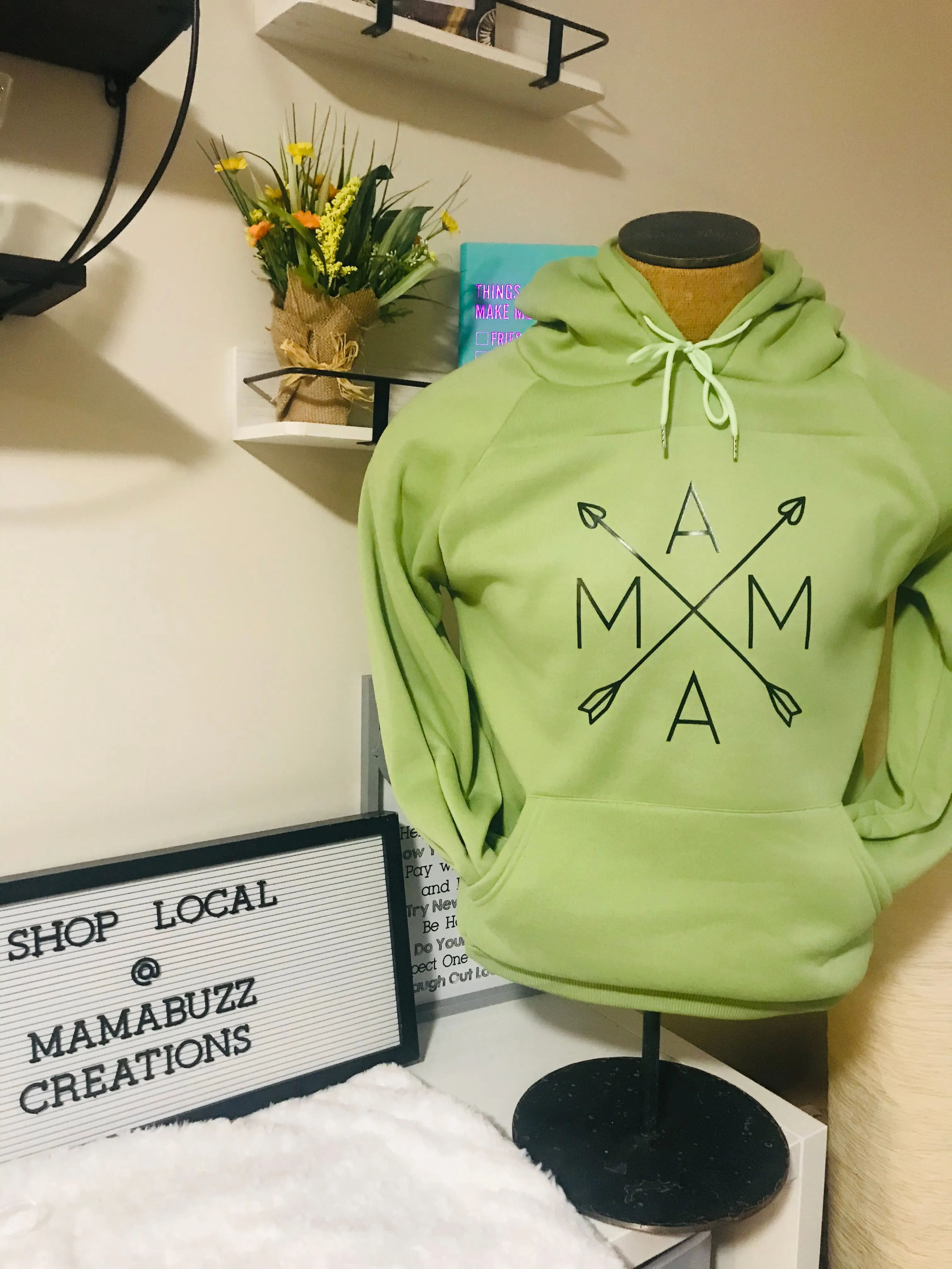 Mama Spring Fall Camping Hoodie