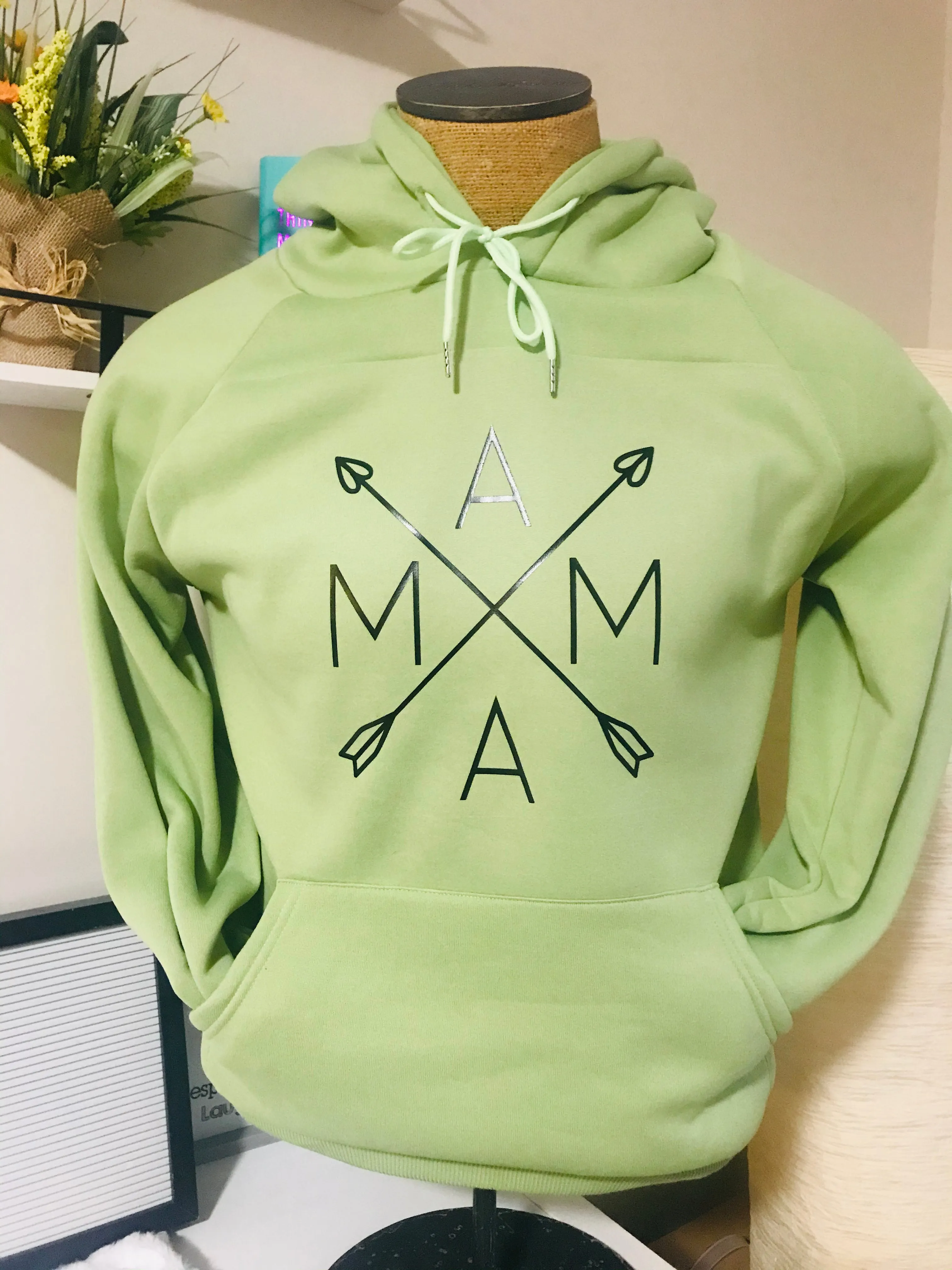 Mama Spring Fall Camping Hoodie