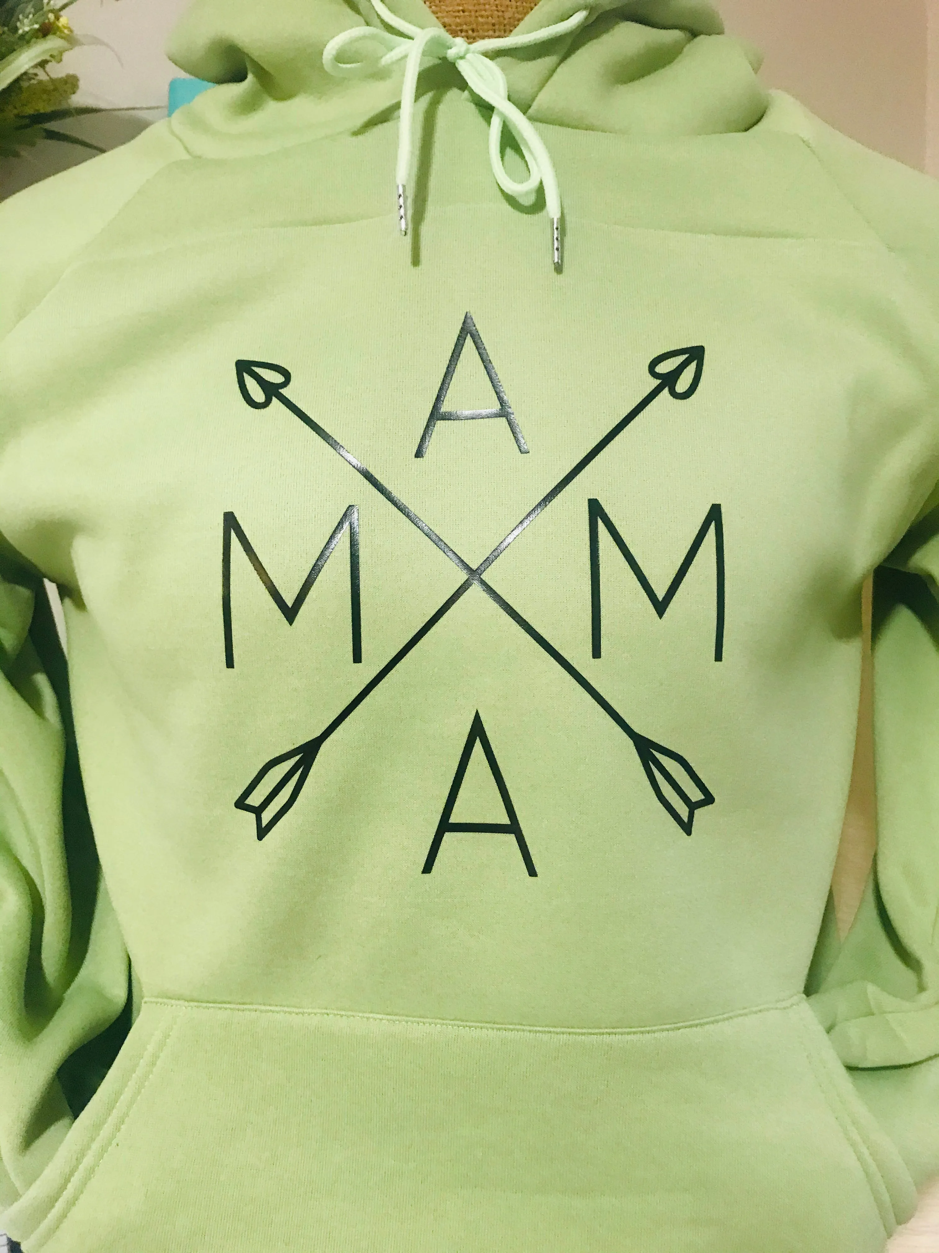 Mama Spring Fall Camping Hoodie