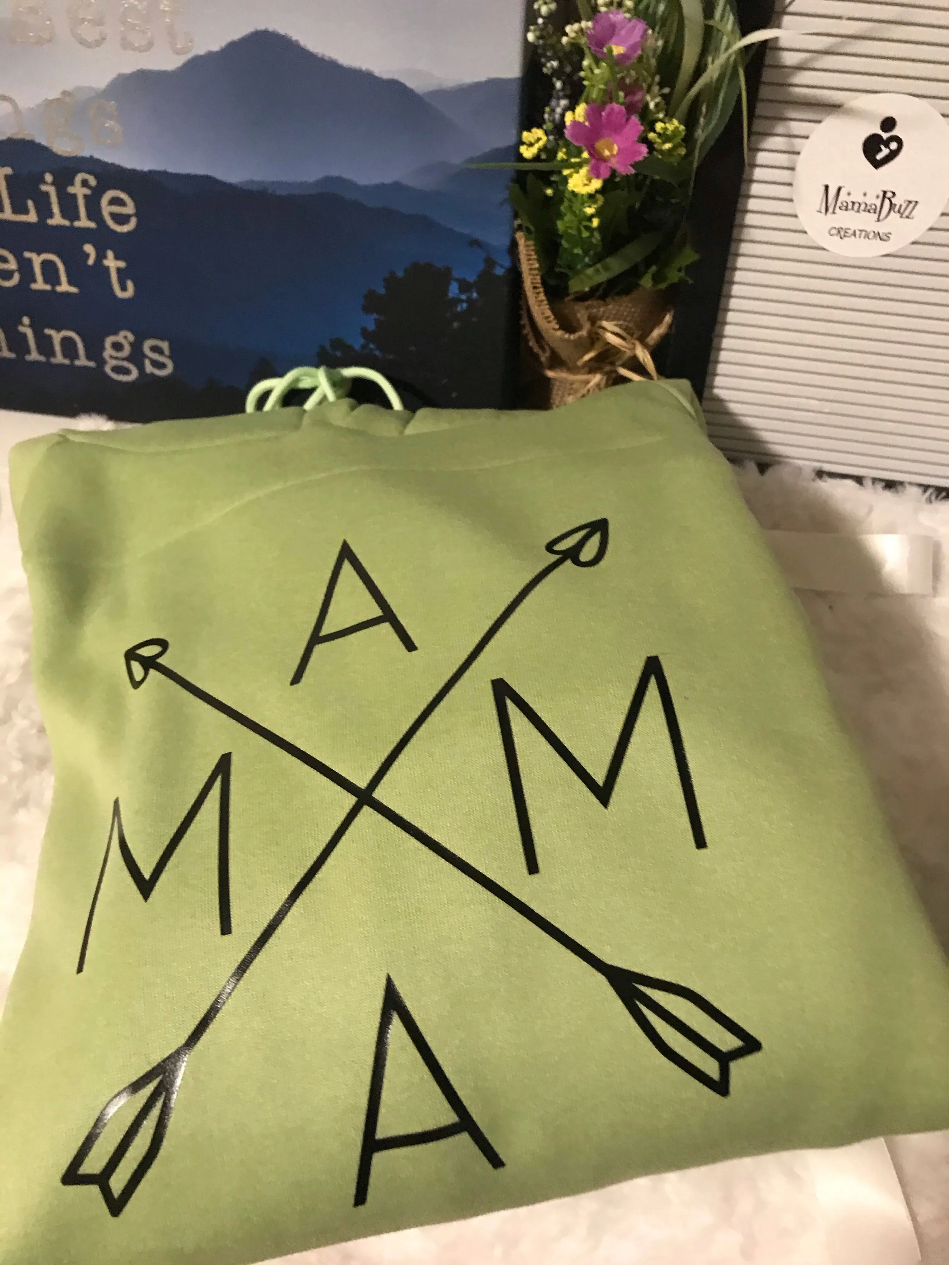 Mama Spring Fall Camping Hoodie
