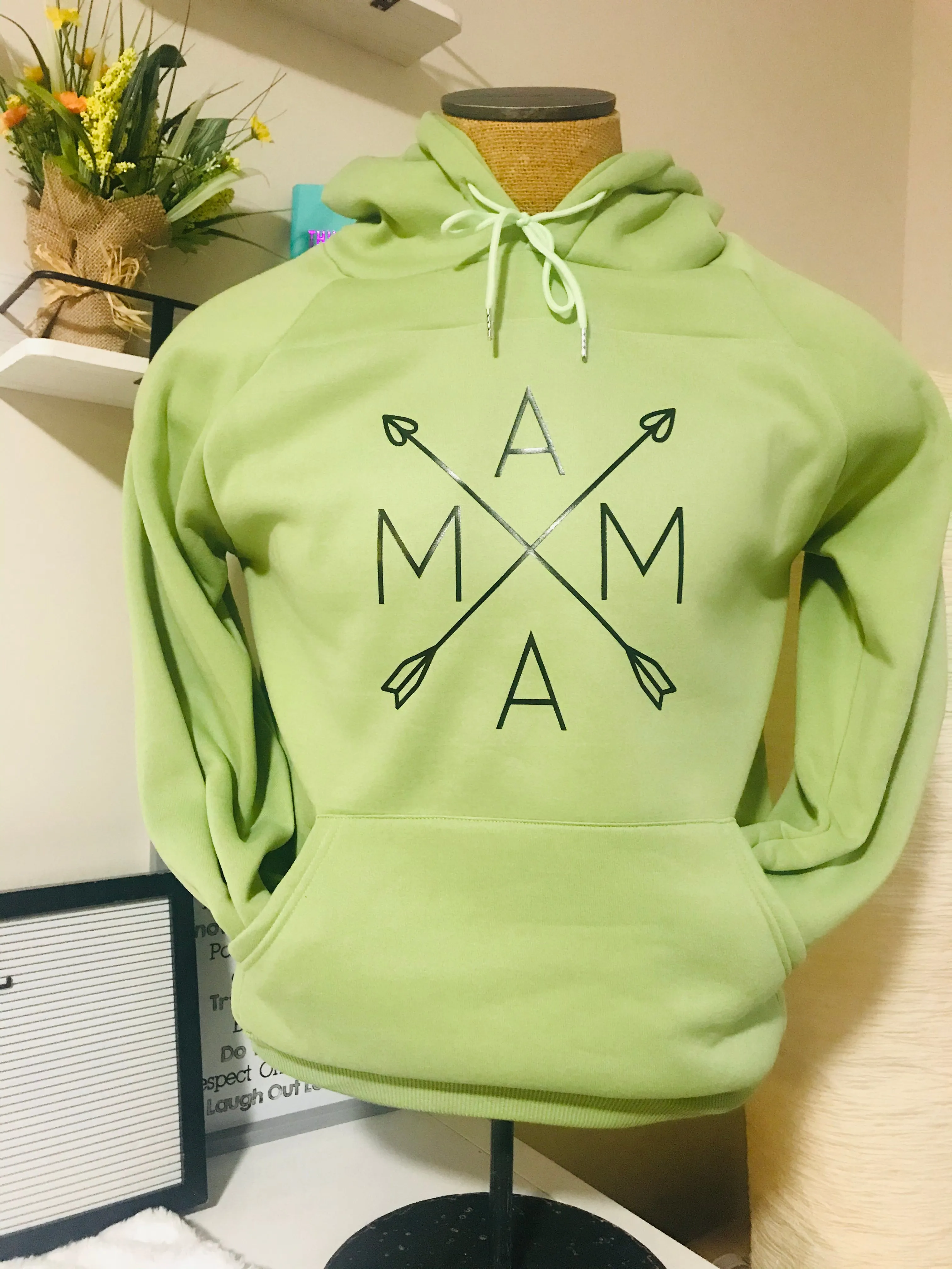 Mama Spring Fall Camping Hoodie