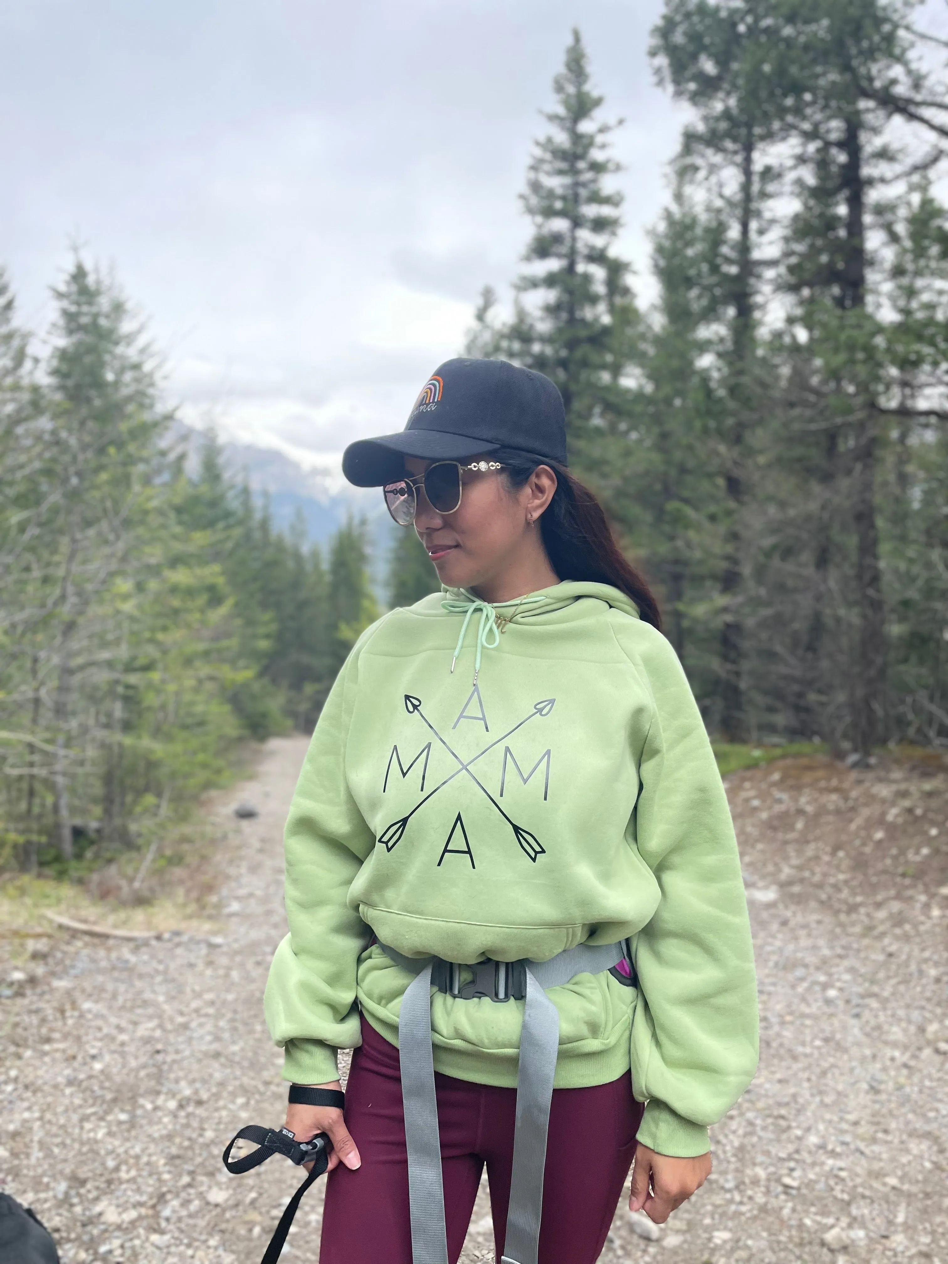 Mama Spring Fall Camping Hoodie