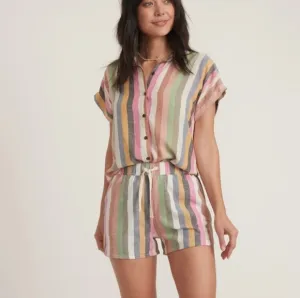 MARINE layer Beach Short in Bold Stripe