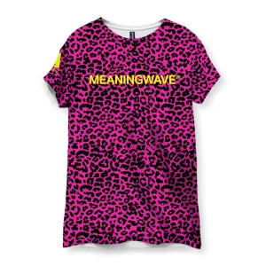Meaningwave Neon Leopard Women's T-Shirt