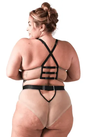 Medusa Longline Bralette- Black