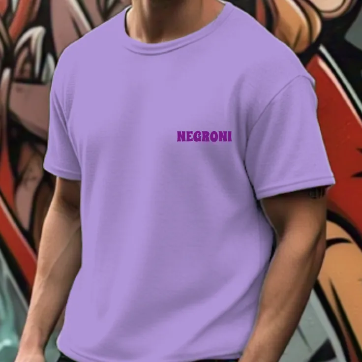 Men Drink in Design White Oversized T-shirt