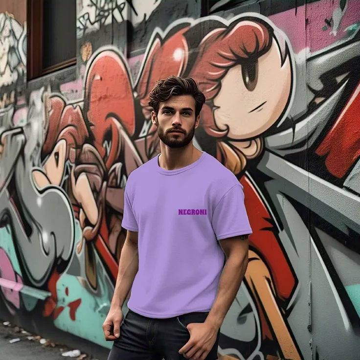 Men Drink in Design White Oversized T-shirt