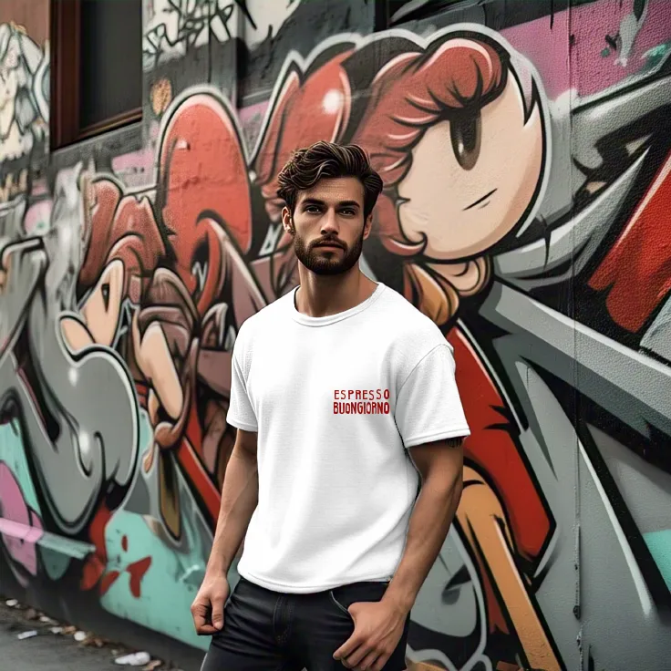 Men Mauve Typography Oversized T-shirt