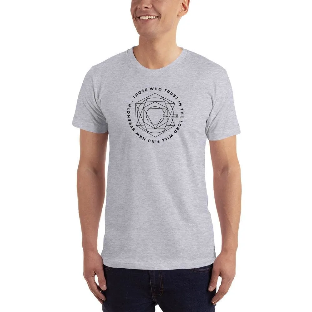 Men's Those Who Trust in the Lord Will Find New Strength Christian T-Shirt