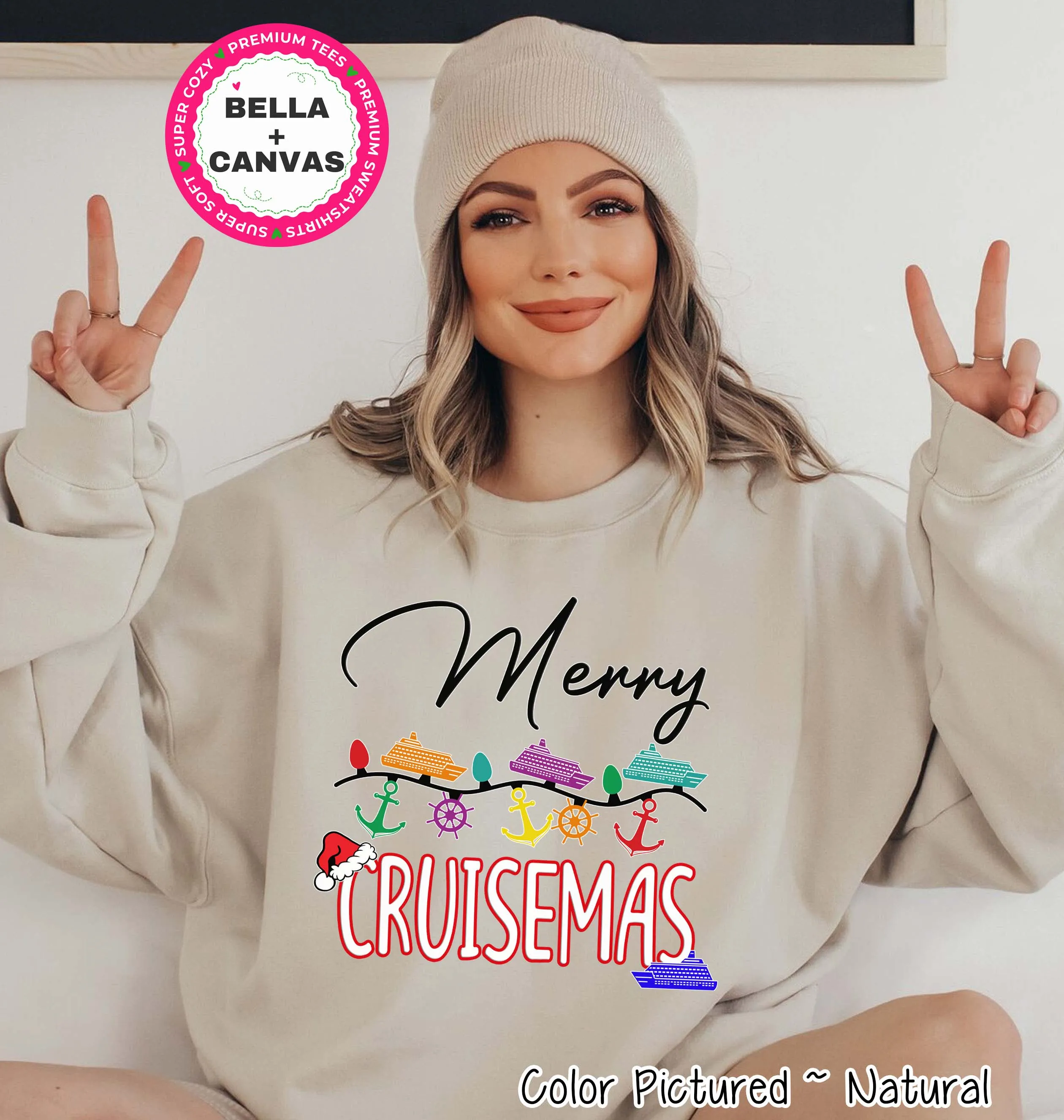 Merry Cruismas Christmas Cruise Tee or Sweatshirt