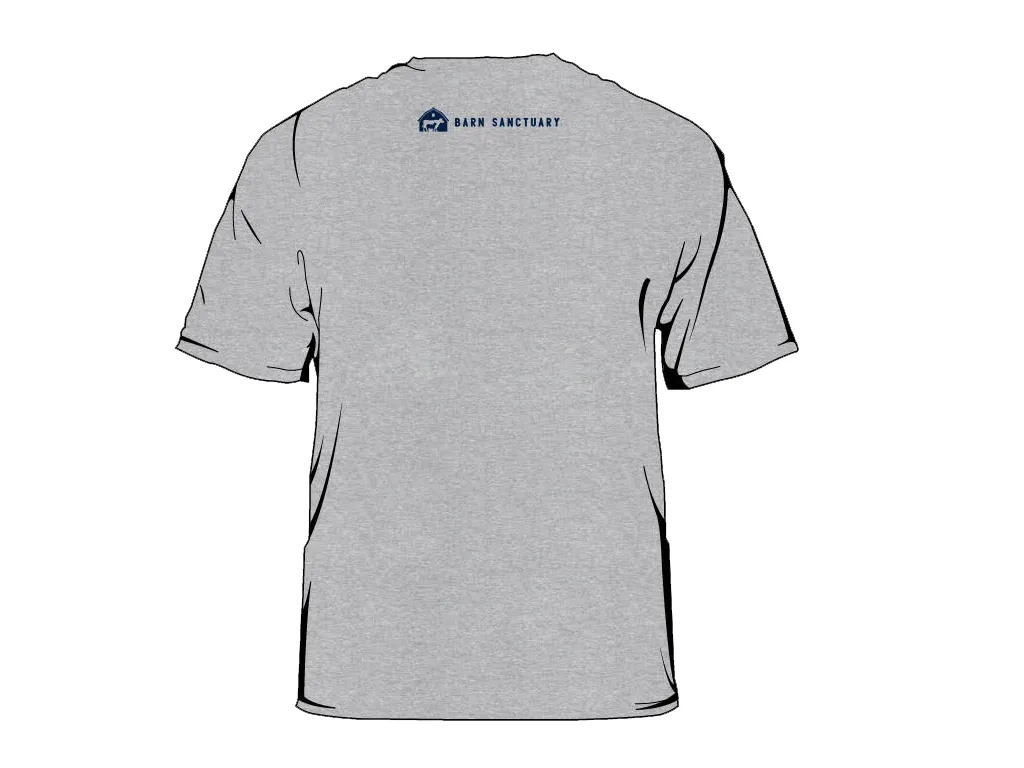 Mike Portrait T-Shirt - Oatmeal Gray
