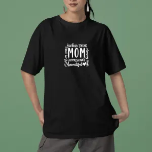 Mom Phrase Collage T-Shirt, Mom Life, Blessed Mama, Loved Mom Tee, Mama Shirt, Mom Shirt, Mother's Day Gift, Happy Mother’s Day