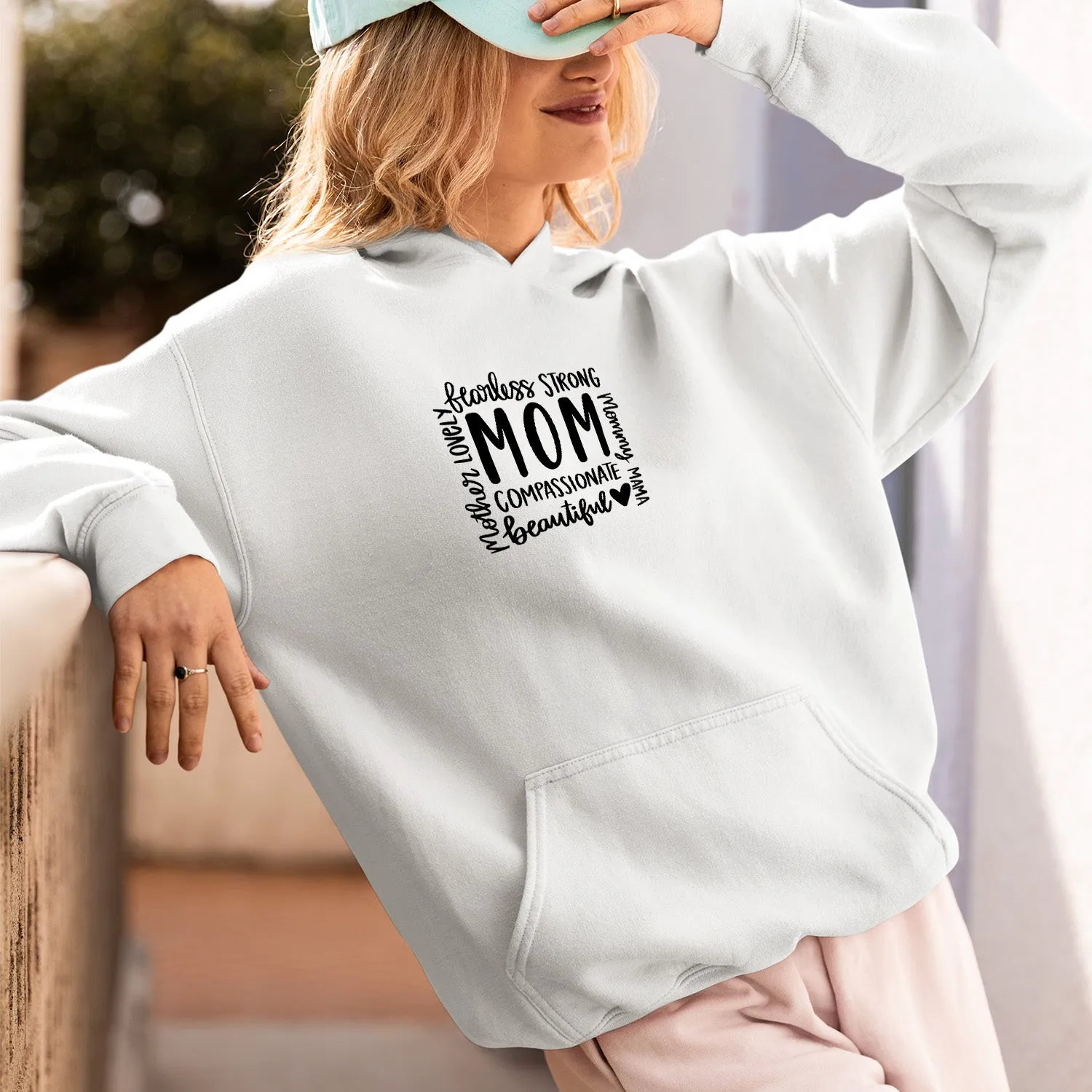 Mom Phrase Collage T-Shirt, Mom Life, Blessed Mama, Loved Mom Tee, Mama Shirt, Mom Shirt, Mother's Day Gift, Happy Mother’s Day