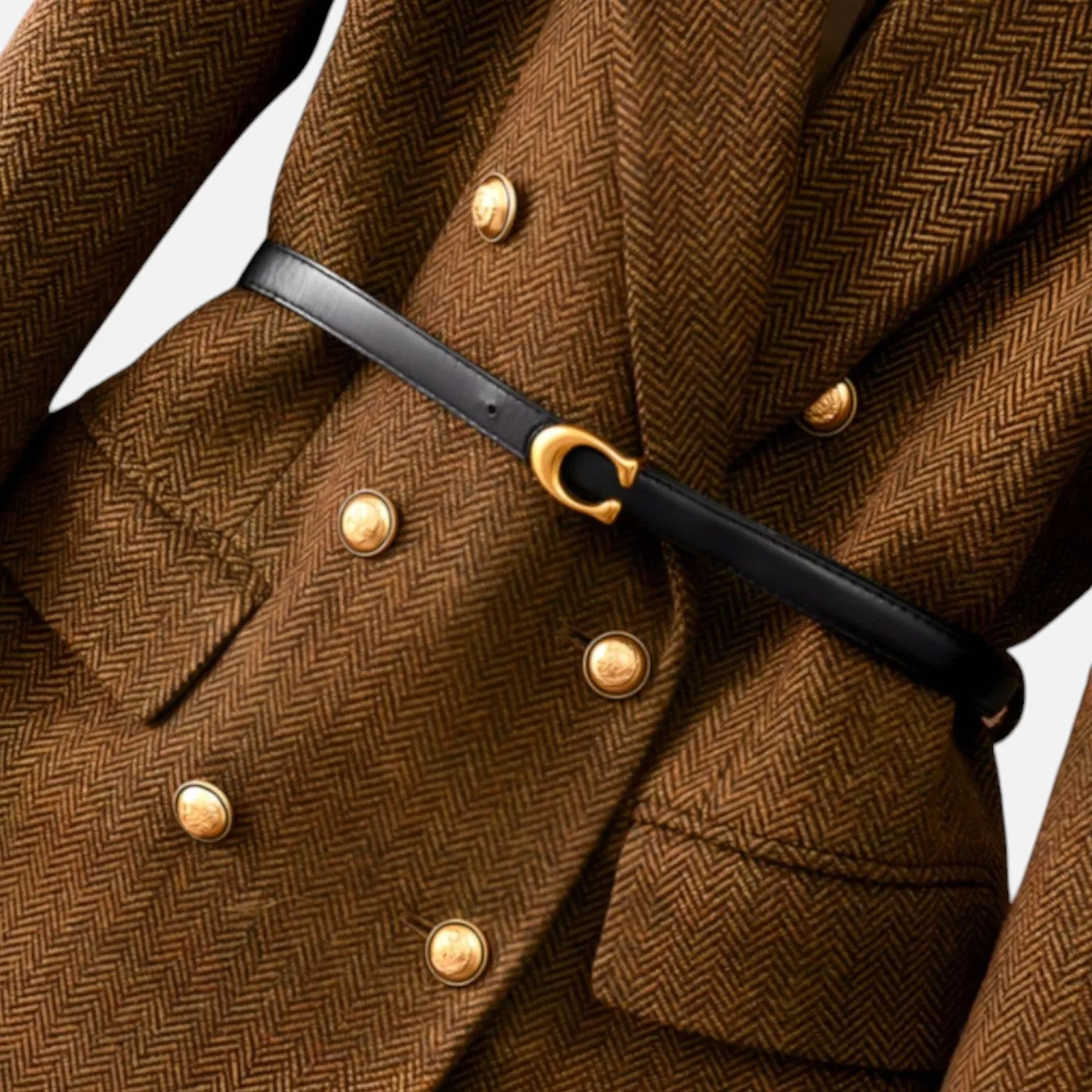 Monacogents | Vintage Wool Blazer with Belt