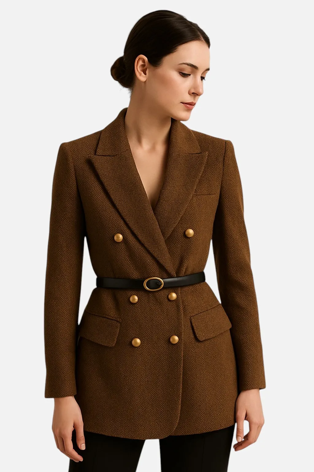 Monacogents | Vintage Wool Blazer with Belt