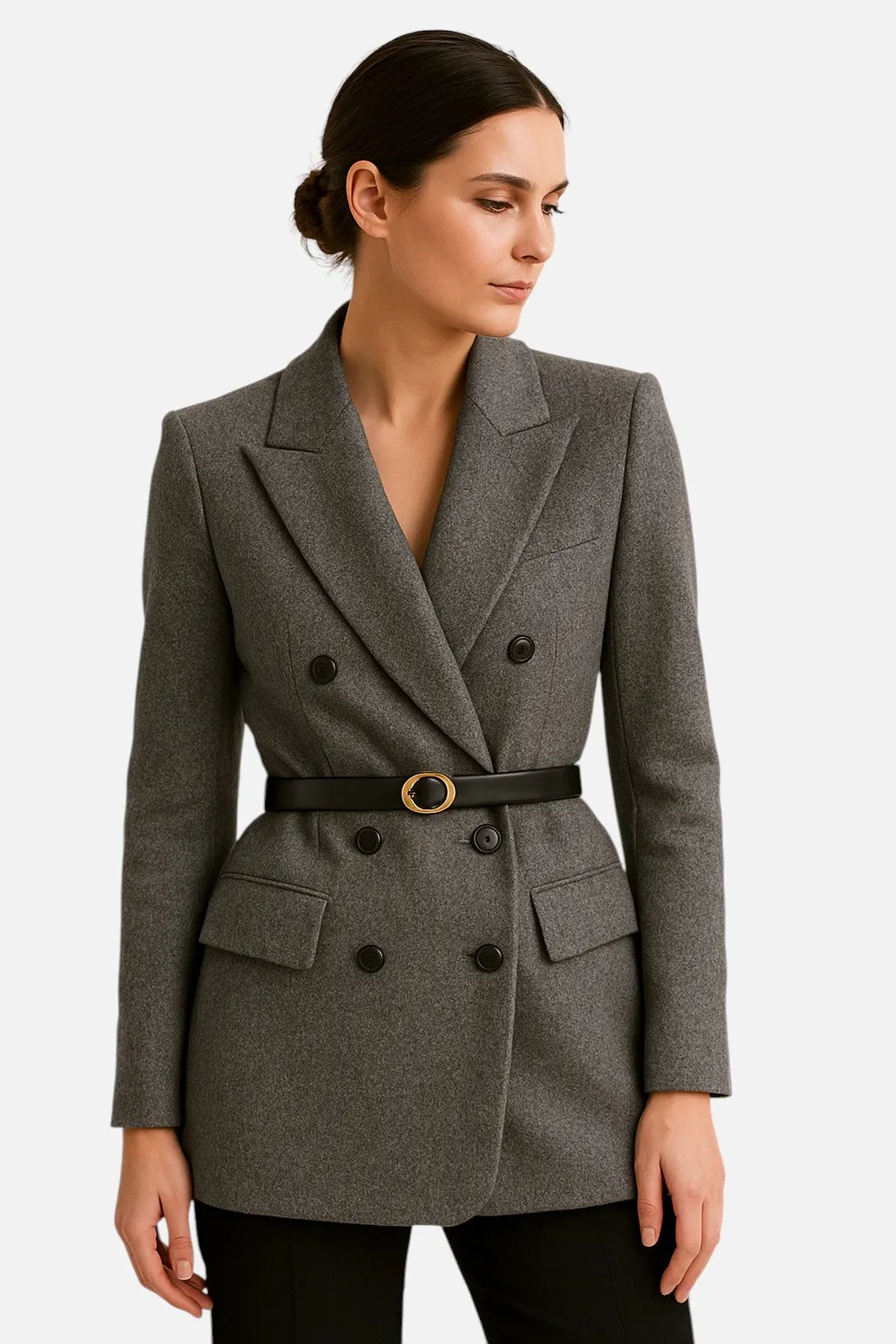 Monacogents | Vintage Wool Blazer with Belt