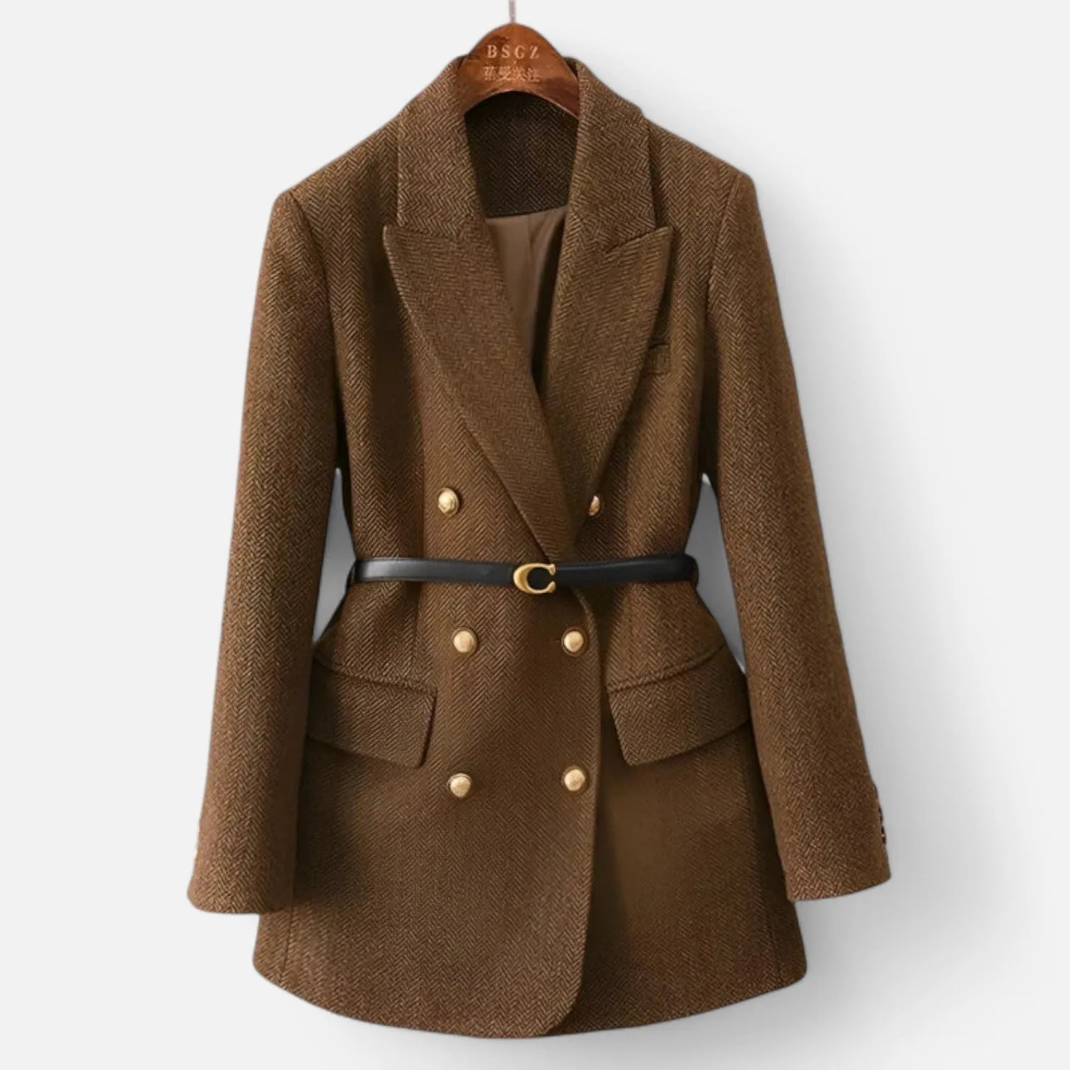 Monacogents | Vintage Wool Blazer with Belt
