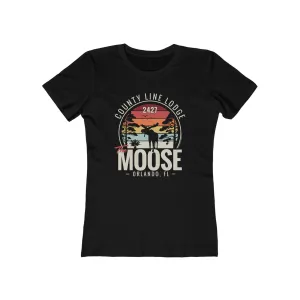 Moose Lodge 2427 - Florida Moose Sunset - Women's T-Shirt (Front Print Only)