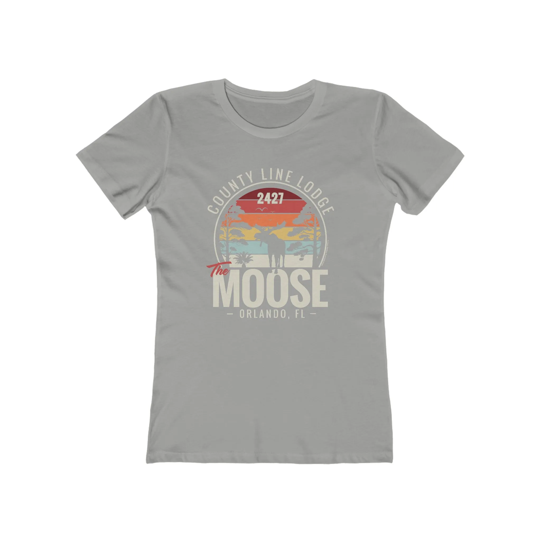 Moose Lodge 2427 - Florida Moose Sunset - Women's T-Shirt (Front Print Only)