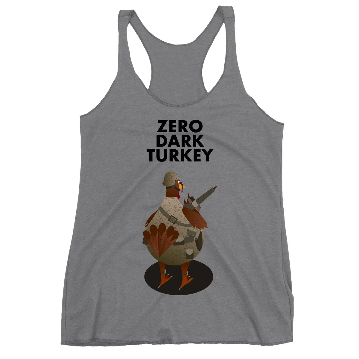 Movie The Food™ "Zero Dark Turkey" Women's Racerback Tank Top