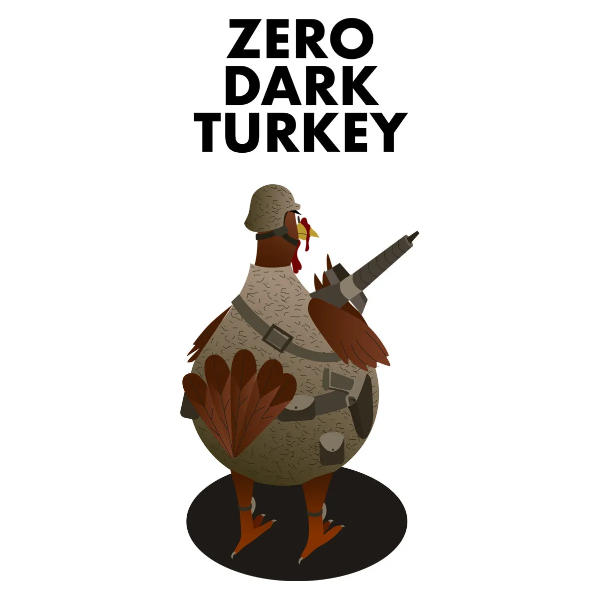 Movie The Food™ "Zero Dark Turkey" Women's Racerback Tank Top