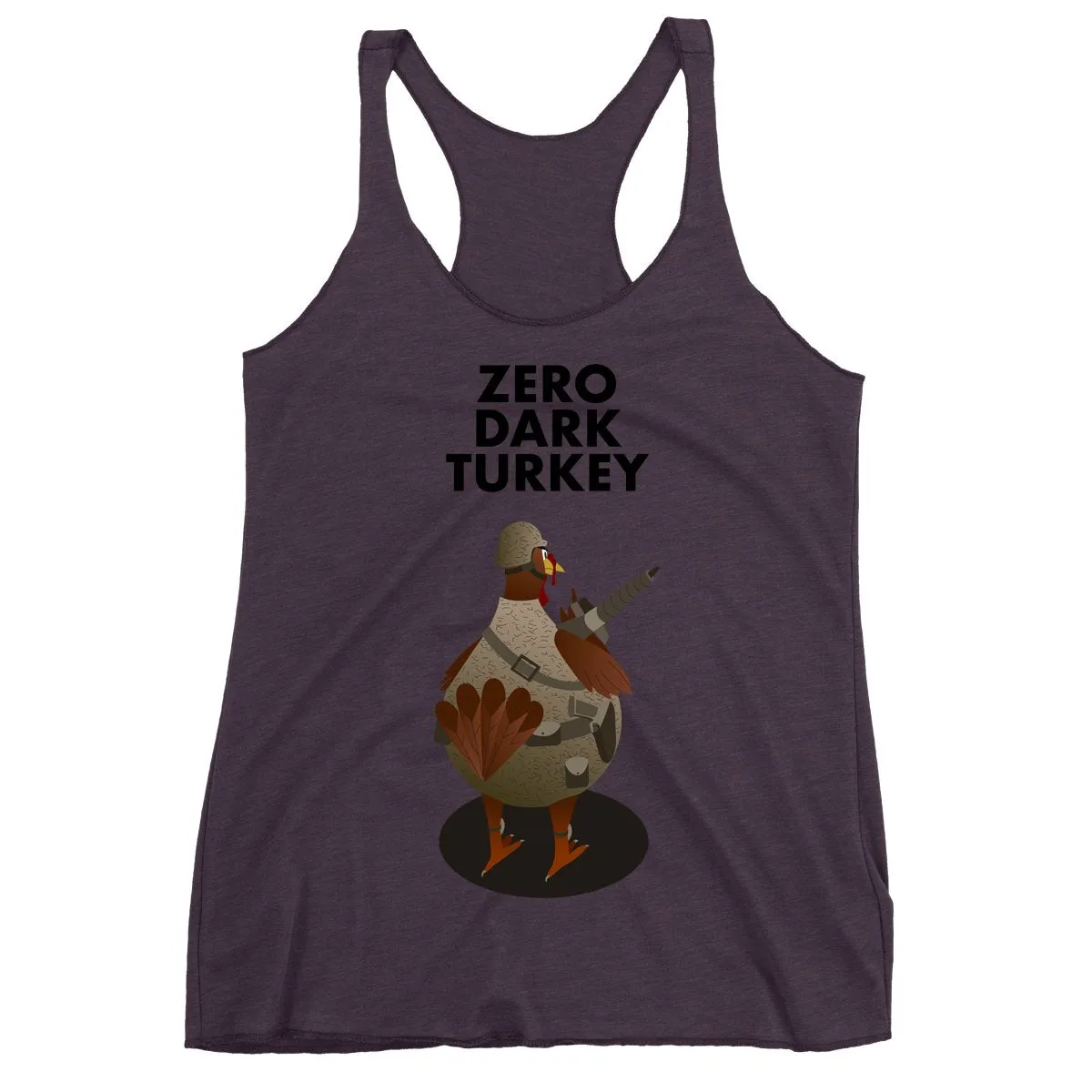 Movie The Food™ "Zero Dark Turkey" Women's Racerback Tank Top