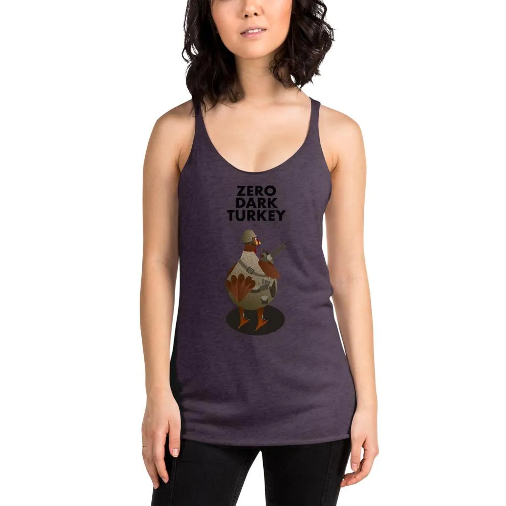 Movie The Food™ "Zero Dark Turkey" Women's Racerback Tank Top