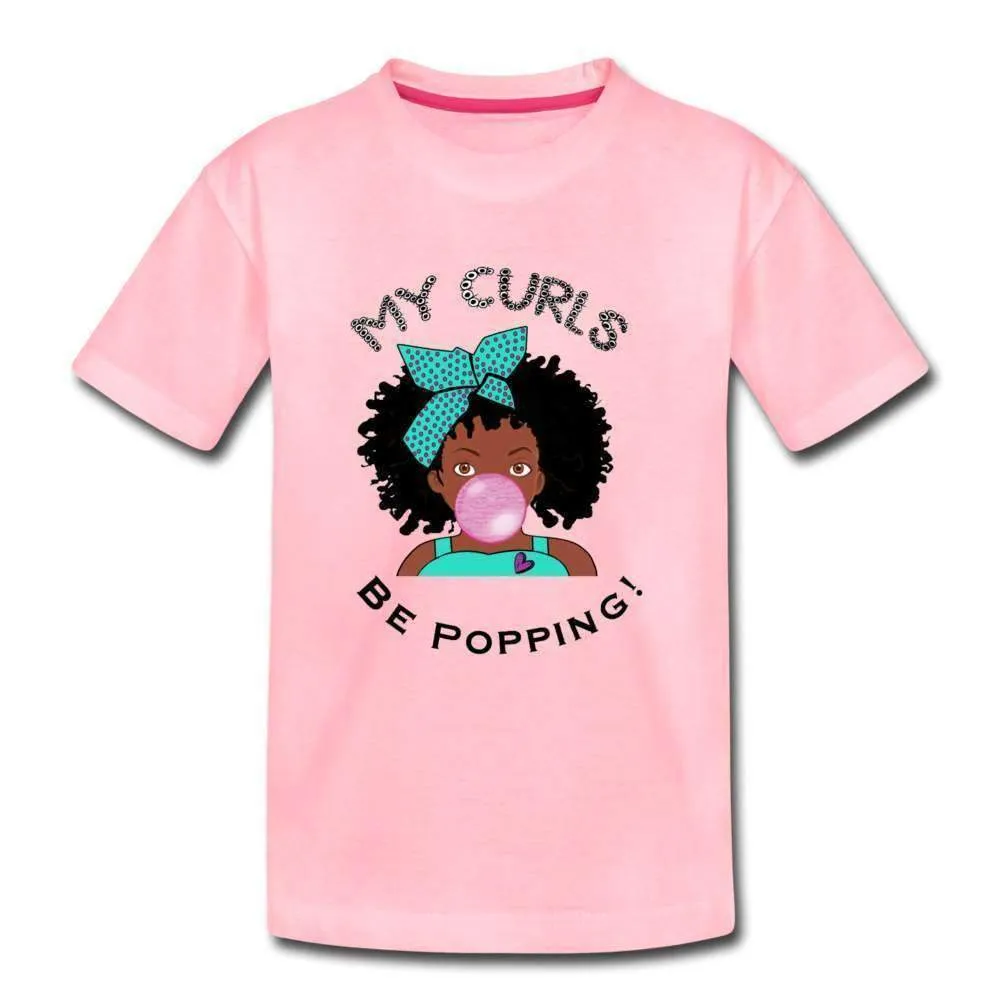 My Curls Be Popping Youth T-Shirt
