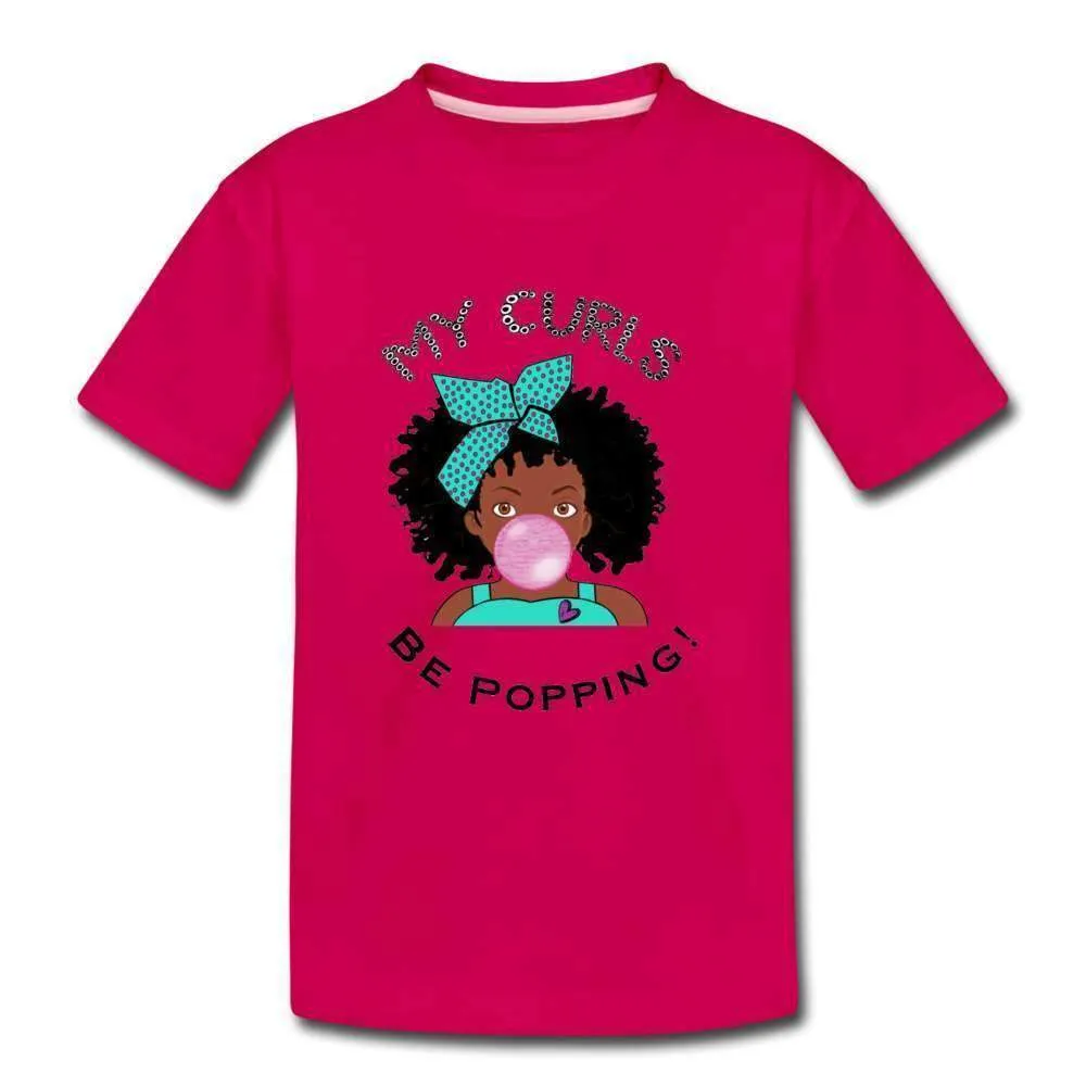 My Curls Be Popping Youth T-Shirt