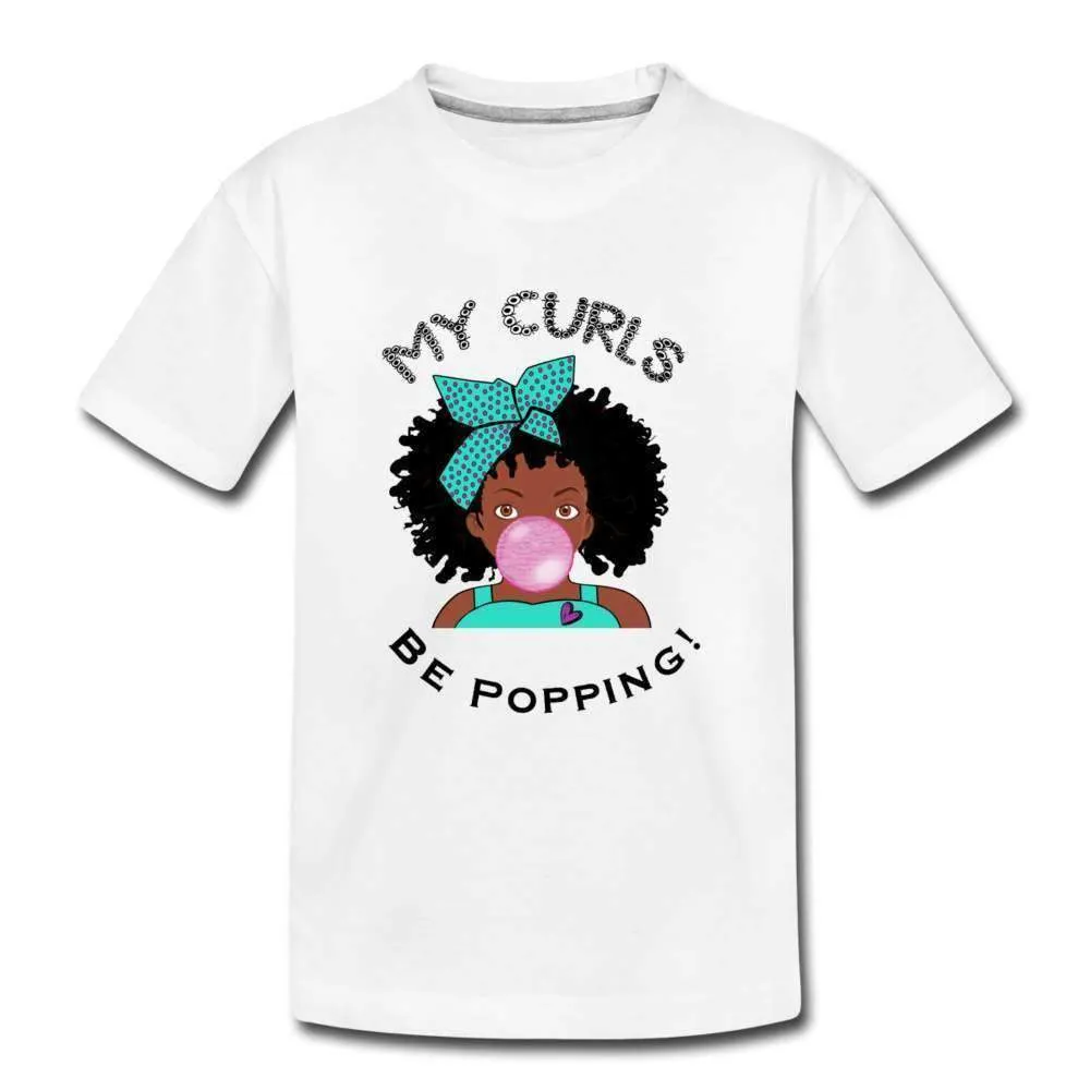 My Curls Be Popping Youth T-Shirt