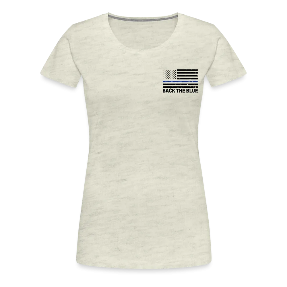 My Favorite Police Officer Calls Me Mom Women’s Premium T-Shirt (CK4138) Male officer