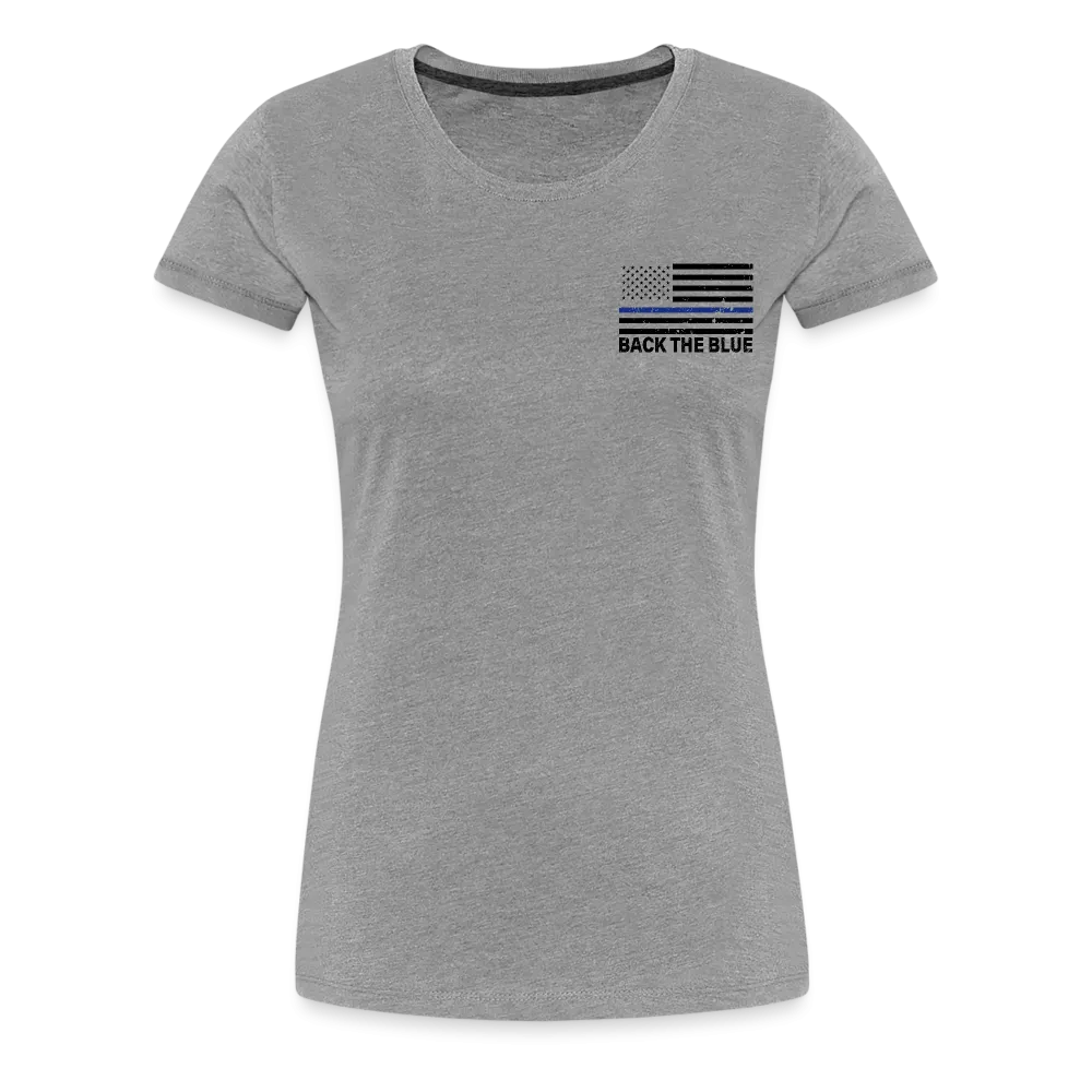 My Favorite Police Officer Calls Me Mom Women’s Premium T-Shirt (CK4138) Male officer