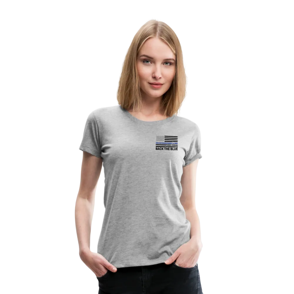My Favorite Police Officer Calls Me Mom Women’s Premium T-Shirt (CK4138) Male officer