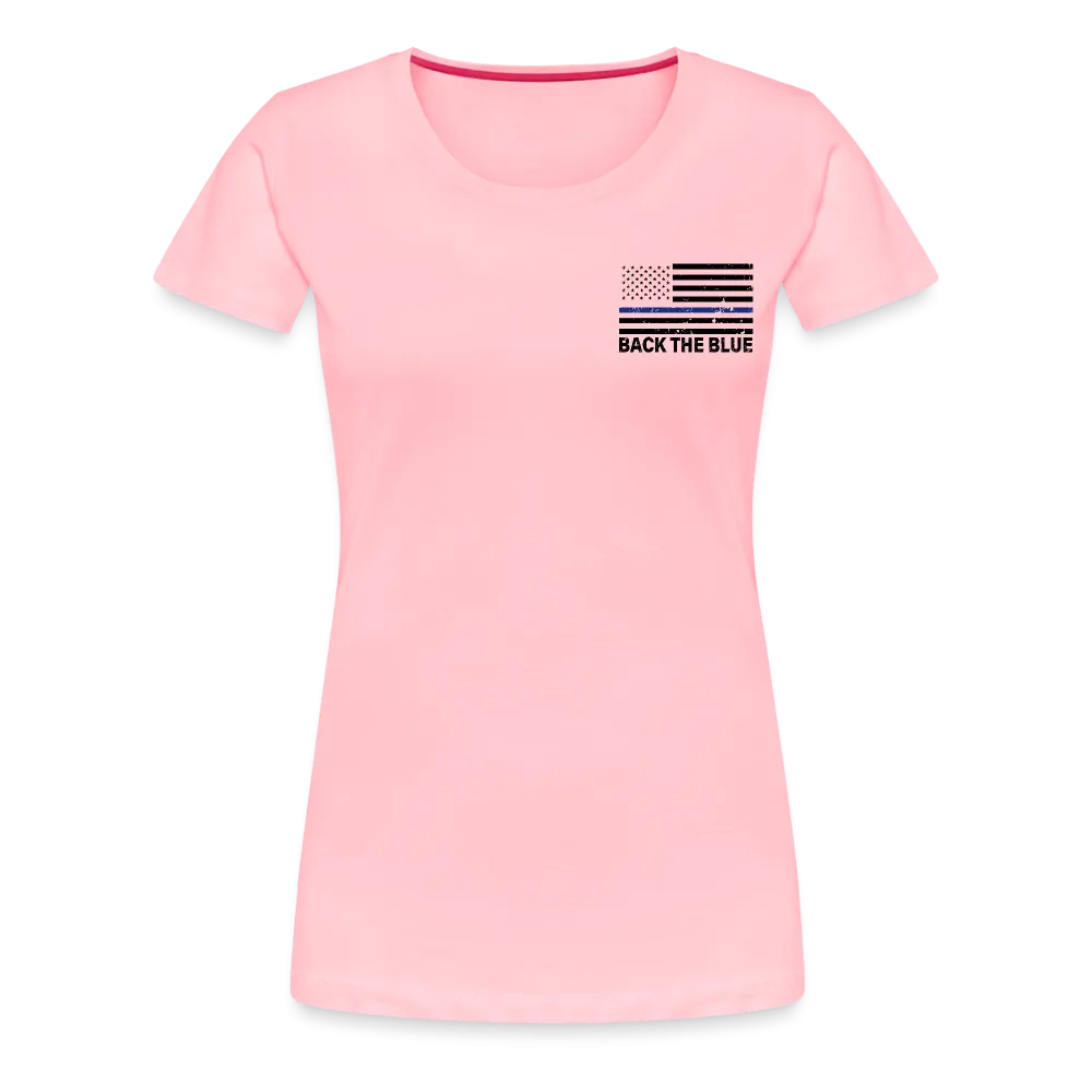 My Favorite Police Officer Calls Me Mom Women’s Premium T-Shirt (CK4138) Male officer