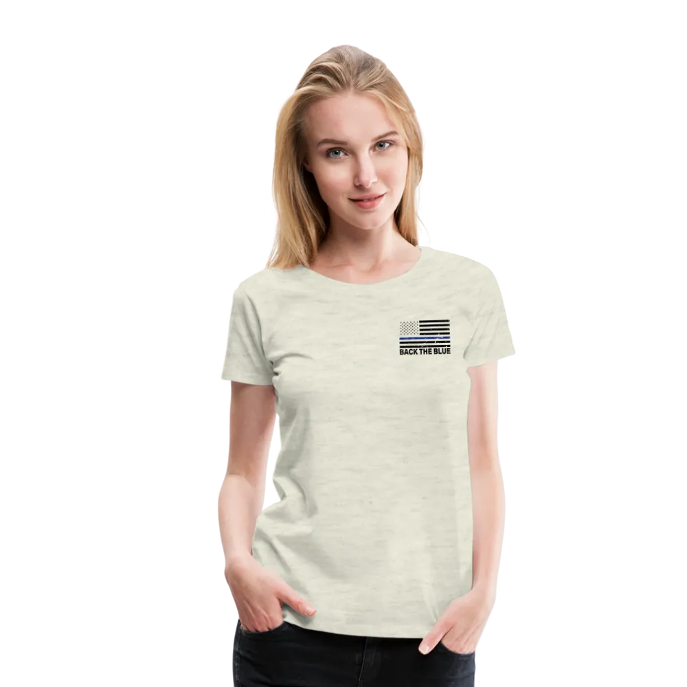 My Favorite Police Officer Calls Me Mom Women’s Premium T-Shirt (CK4138) Male officer